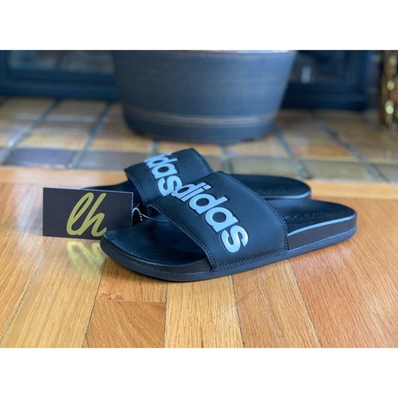 Size 8 Adidas Adilette Comfort Slide "Black" - Picture 2 of 3
